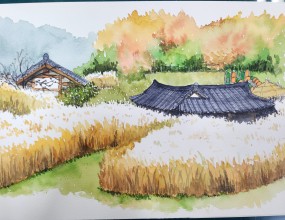 가을풍경 너무 아름답죠~ㅎㅎ요즘 인기있는 어반스케치/여행스케치 배워보세요~&nbsp;수시접수 받고있어요~취미반 / 자격증반&nbsp;편한 시간대에 오셔서 배울 수 있어요~