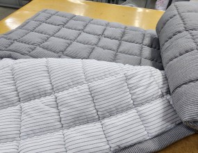 촉감이 최고인 모달 100% 원단으로 이불, 패드, 메트리스 커버, 베개등을 만든다수,목 홈패션 수업 중입니다~